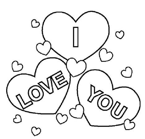 I Love You Coloring Pages For Teenagers Printable - Part 1